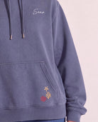 Indigo Haze $|& SEAS Ryder "Tide Tripper" Graphic Hoodie - SOF Full Front