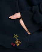 Midnight $|& SEAS Ryder "Tide Tripper" Graphic Hoodie - SOF Back