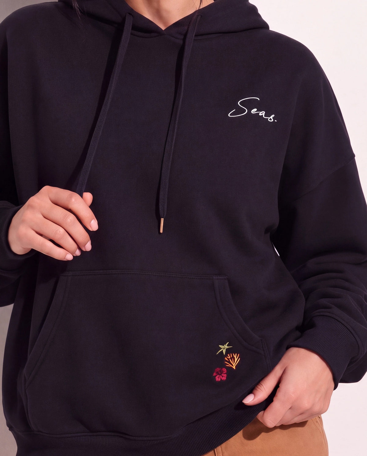 Midnight $|& SEAS Ryder "Tide Tripper" Graphic Hoodie - SOF Full Front