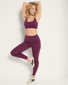 Midnight Orchid $|& Interval Cloudlight Core Legging - VOF Front