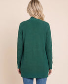 Forest $|& Staccato Open Front Pocket Cardigan - Hanger Side