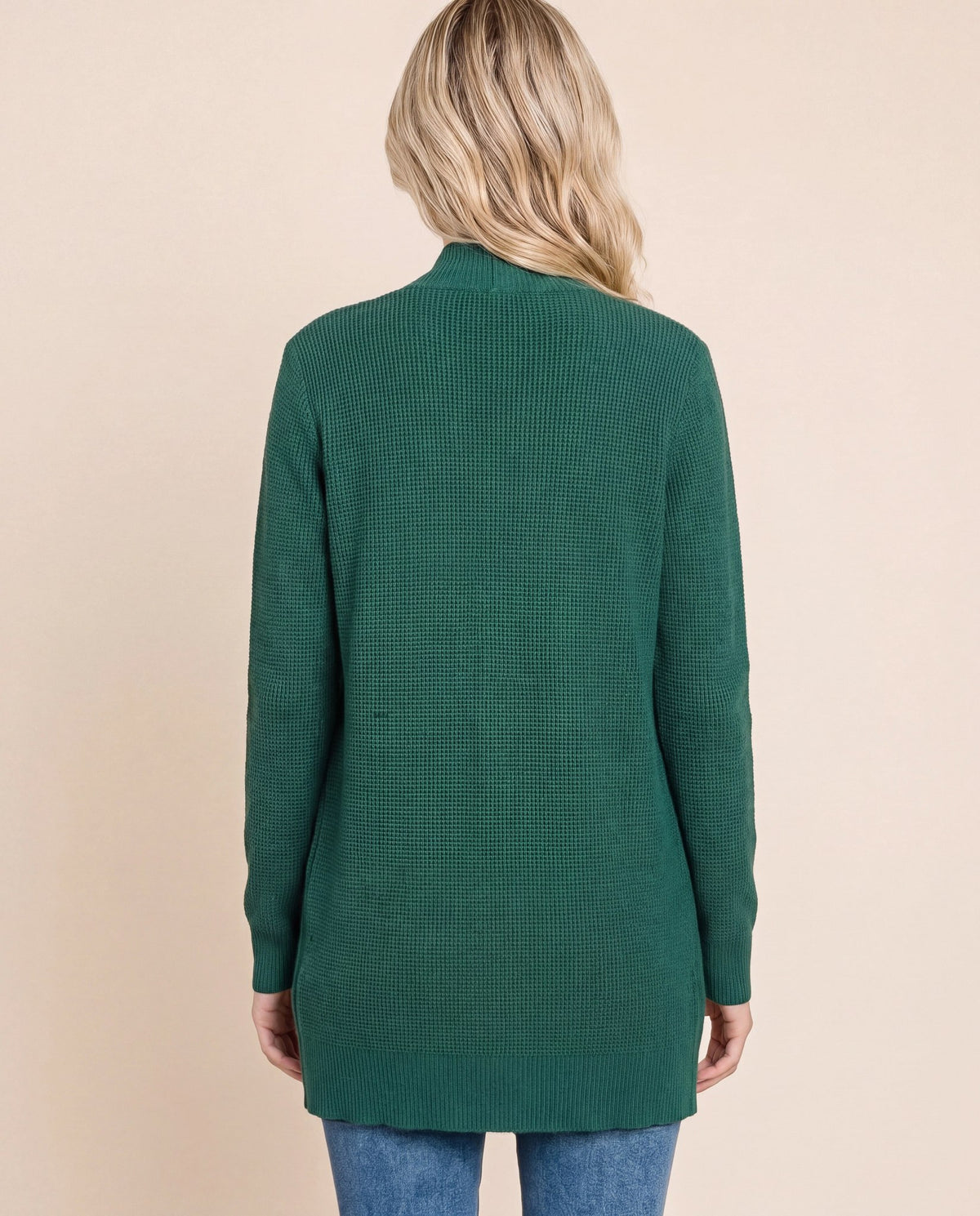 Forest $|& Staccato Open Front Pocket Cardigan - Hanger Side