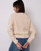 White Beach $|& RD Style Akleja Henley Pullover - Hanger Side