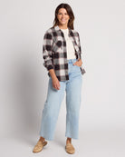 White Rose Plaid $|& Thread & Supply Saja Shirt - SOF Front