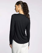 Black $|& Thread & Supply Stassia Tee - Hanger Side