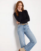 Black $|& Thread & Supply Stassia Tee - SOF Full Front