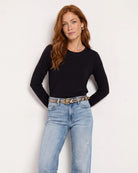 Black $|& Thread & Supply Stassia Tee - SOF Front
