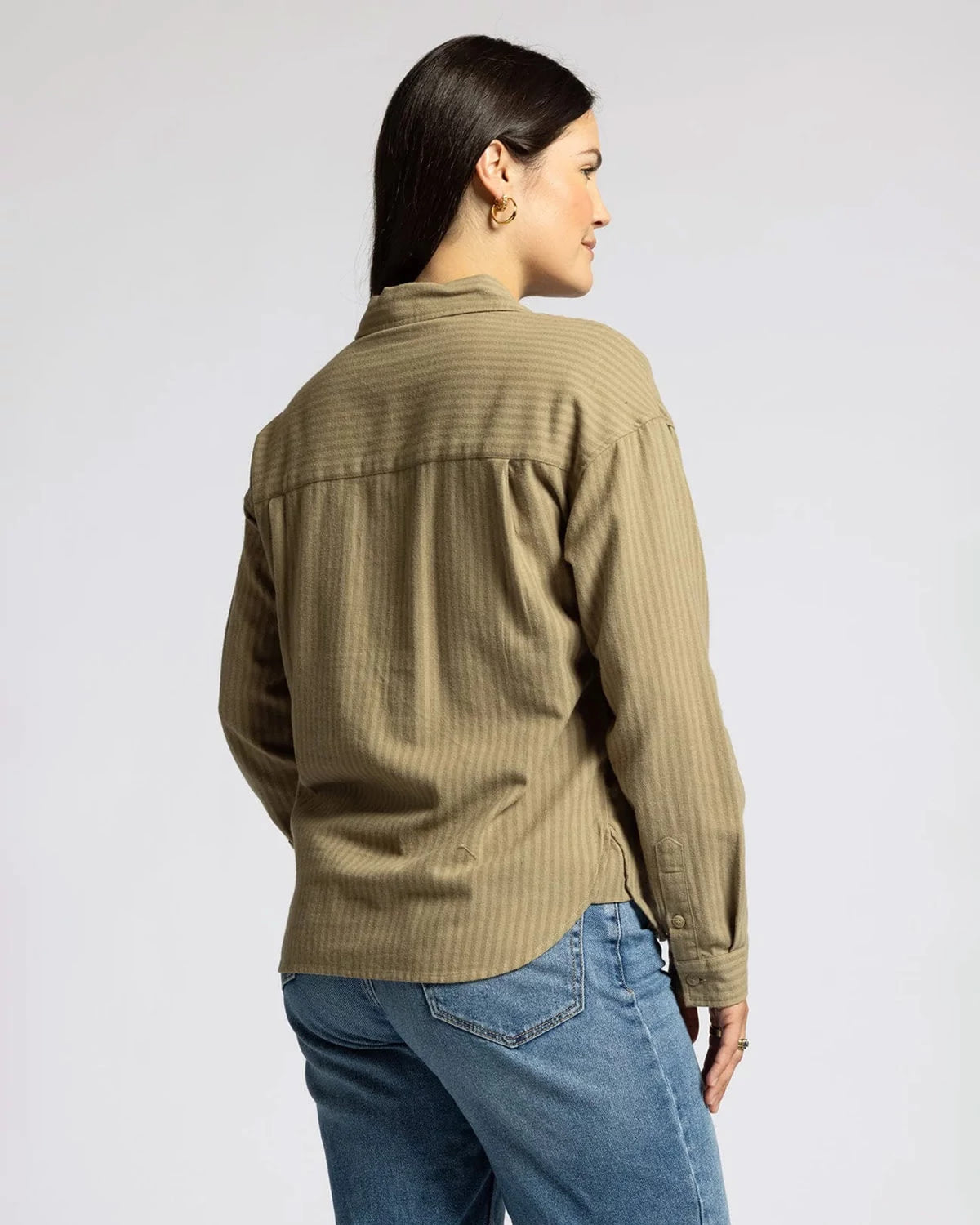 Elmwood Tonal $|& Thread & Supply Vermont Shirt - Hanger Side