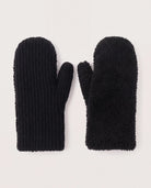 Black $|& David & Young Teddy Mitten - Hanger Detail