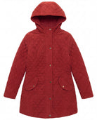 Rust $|& Coalition Corduroy Hooded Coat - Hanger Back