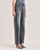 Grey $|& Hidden The Logan High Rise Dad Jeans - Hanger Front