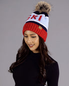 Red Multi $|& Panache Apparel Ski Hat - Hanger Front