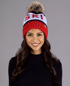 Red Multi $|& Panache Apparel Ski Hat - VOF Detail