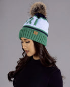 Green Multi $|& Panache Apparel Ski Hat - Hanger Front