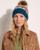 Blue Multi $|& Panache Apparel FairIsle Hat - SOF Front