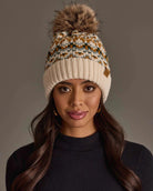 Ivory Multi $|& Panache Apparel FairIsle Pom Hat - VOF Detail