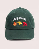 Dark Green $|& David & Young Cozy Season Baseball Cap - Hanger Detail