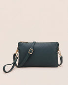 Dark Emerald $|& Jen & Co. Riley Crossbody/Wristlet - Hanger Detail