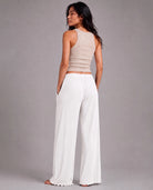 Winter White $|& Astrologie Hacci Merrow Hem Pant - Hanger Side