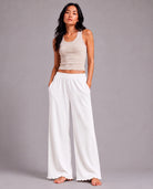 Winter White $|& Astrologie Hacci Merrow Hem Pant - VOF Detail