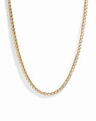 Gold $|& Sami Jewels Round Bezel Tennis Necklace - VOF Detail