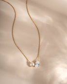 Gold $|& Sami Jewels Toi et Moi Pearl Necklace - VOF Detail