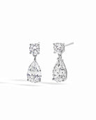 Silver $|& Sami Jewels Camille Pear Drop Earrings - VOF Detail