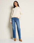 Ivory $|& by together Uptown Mock Sweater - UGC On Fig