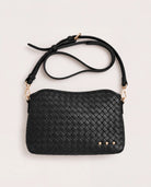 Black $|& Pretty Simple Jaime Woven Crossbody - Hanger Detail