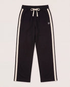Black/Oatmilk $|& Glyder Retro Straight Leg Sweatpant - Hanger Detail