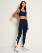 Ink Navy Heather/Heather Grey $|& Interval FlowHeather Sculpt Radiant Legging - UGC On Fig
