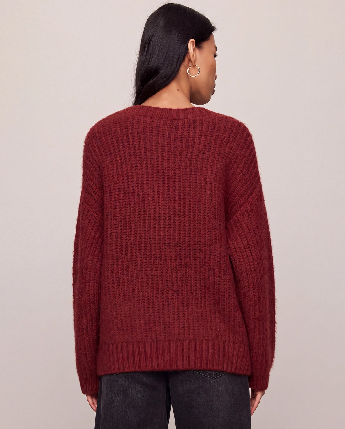 Velvet Rouge $|& Z Supply Whitmore Cardigan - Hanger Side