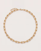 Gold $|& iishii Designs U-Link Chain Necklace - Hanger Detail