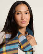 Moonlit Ocean $|& Echo Campfire Plaid Scarf - SOF Full Front