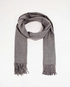 Grey $|& Fame Accessories Solid Scarf