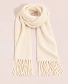 Ivory $|& Fame Accessories Solid Scarf - Hanger Detail