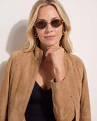 Gold $|& AIRE Objective Sunglasses - SOF Front