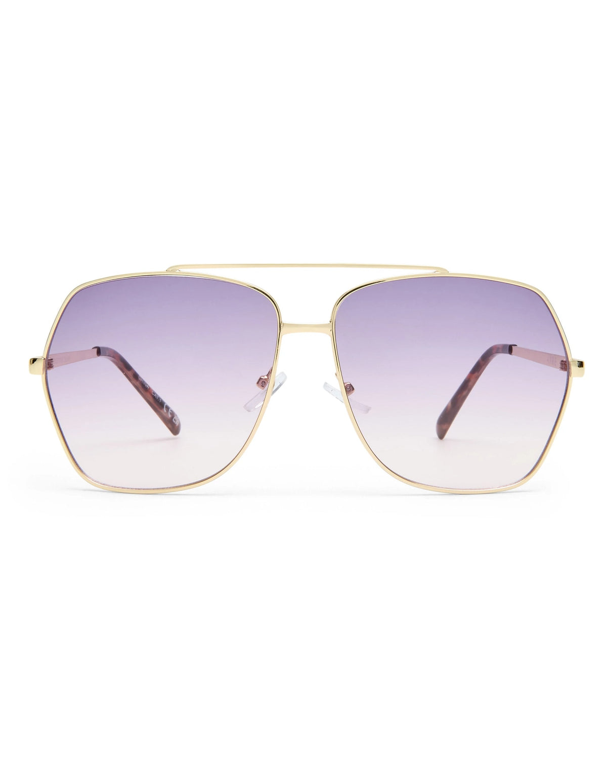 Gold/Cookie Tort $|& AIRE Celestine Sunglasses - VOF Detail