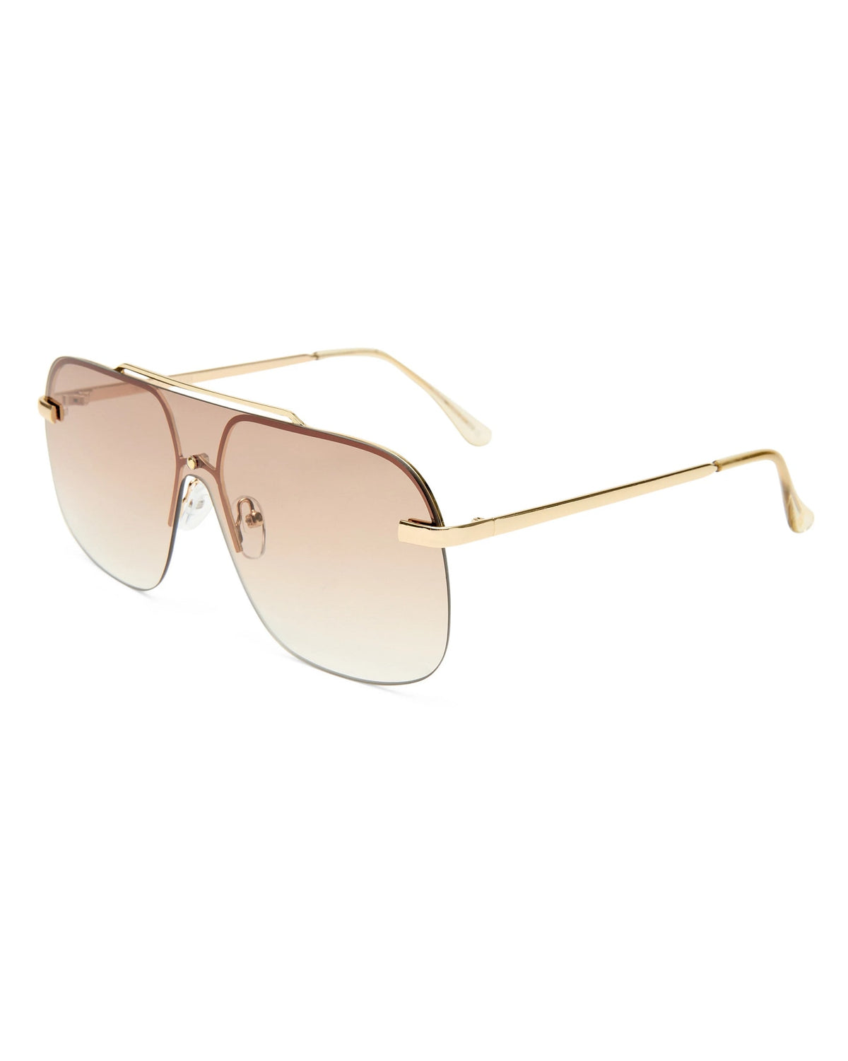 Bright Gold $|& AIRE Venatici Sunglasses - Hanger Front