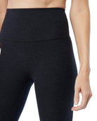 Darkest Night $|& Beyond Yoga Spacedye Caught In The Midi High Waisted Legging - SOF Detail