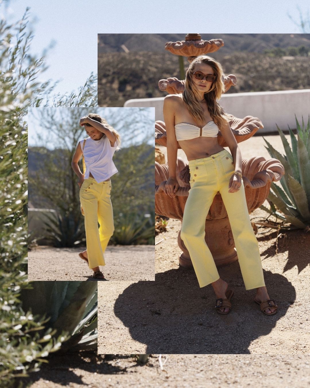 Bray High Rise Straight Twill Pants - Structured Everyday – Wantable