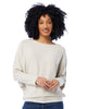 Brushed Ribbed Intermingle Dolman Top
