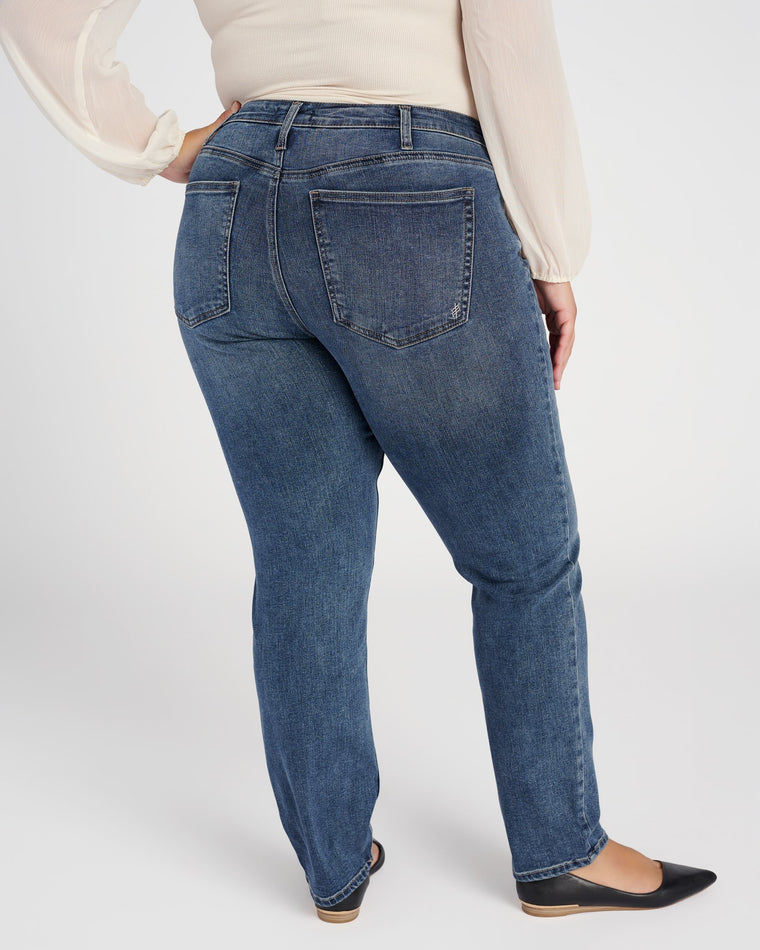 Indigo $|& Silver Jean CO Most Wanted Straight - SOF Back