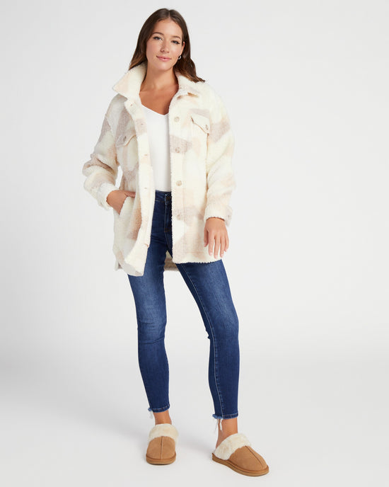 Cream Stained Glass $|& Gentle Fawn Oaklynn Jacket - SOF Full Front