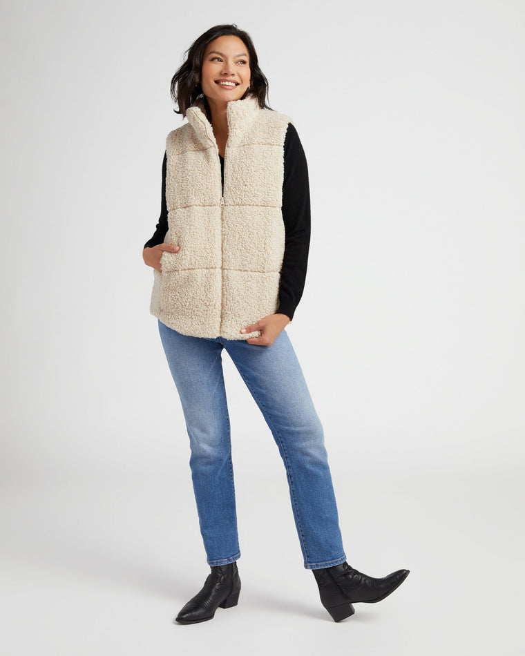 Ecru $|& Gentle Fawn Darcy Vest - SOF Full Front