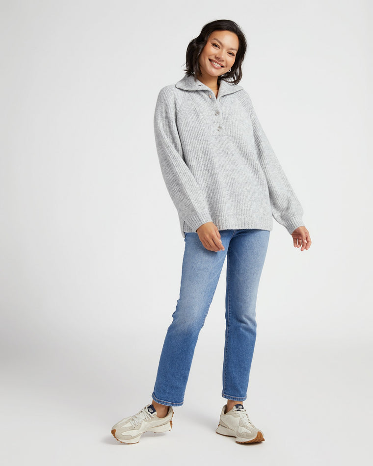 Heather Grey $|& Gentle Fawn Alden Pullover - SOF Full Front