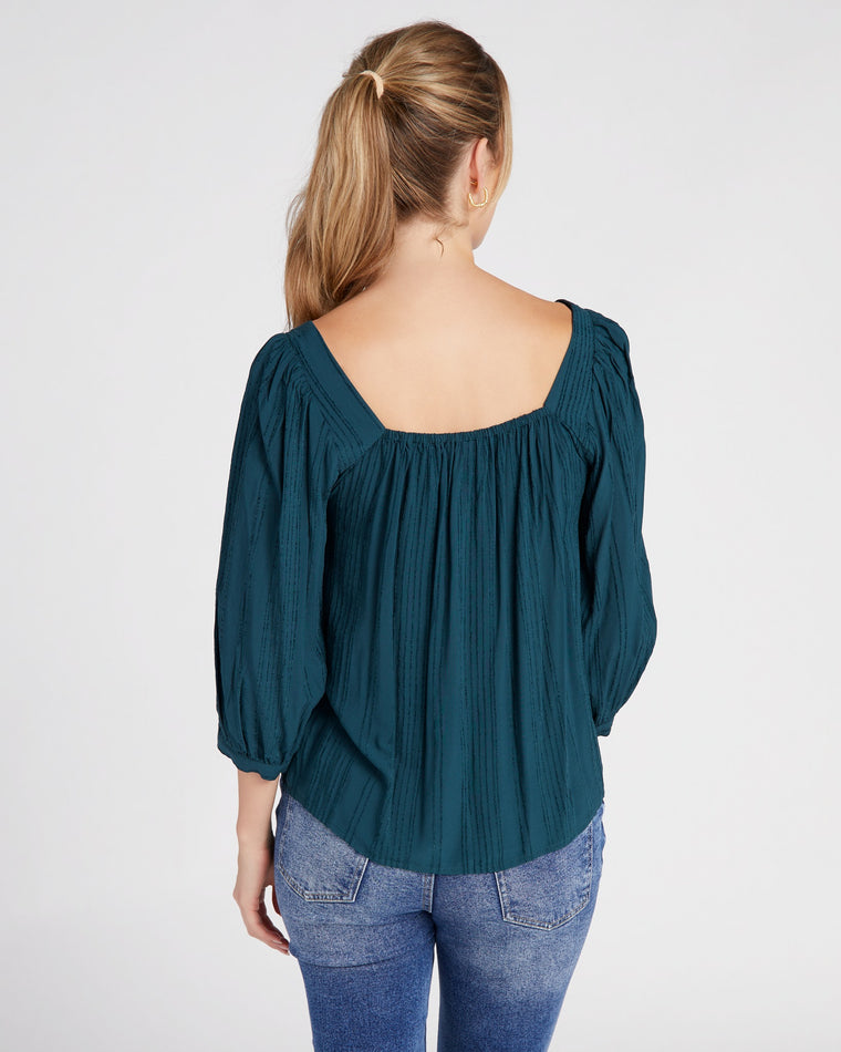 Rainforest $|& Gentle Fawn Rosa Solid Woven Top - SOF Back