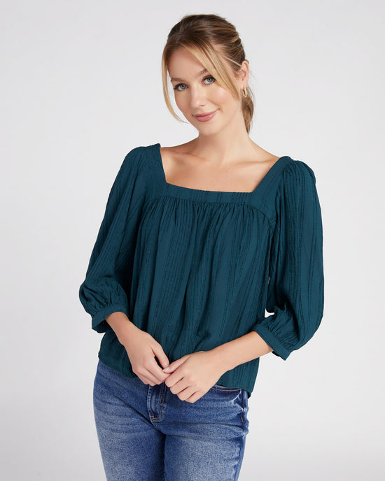 Rainforest $|& Gentle Fawn Rosa Solid Woven Top - SOF Front