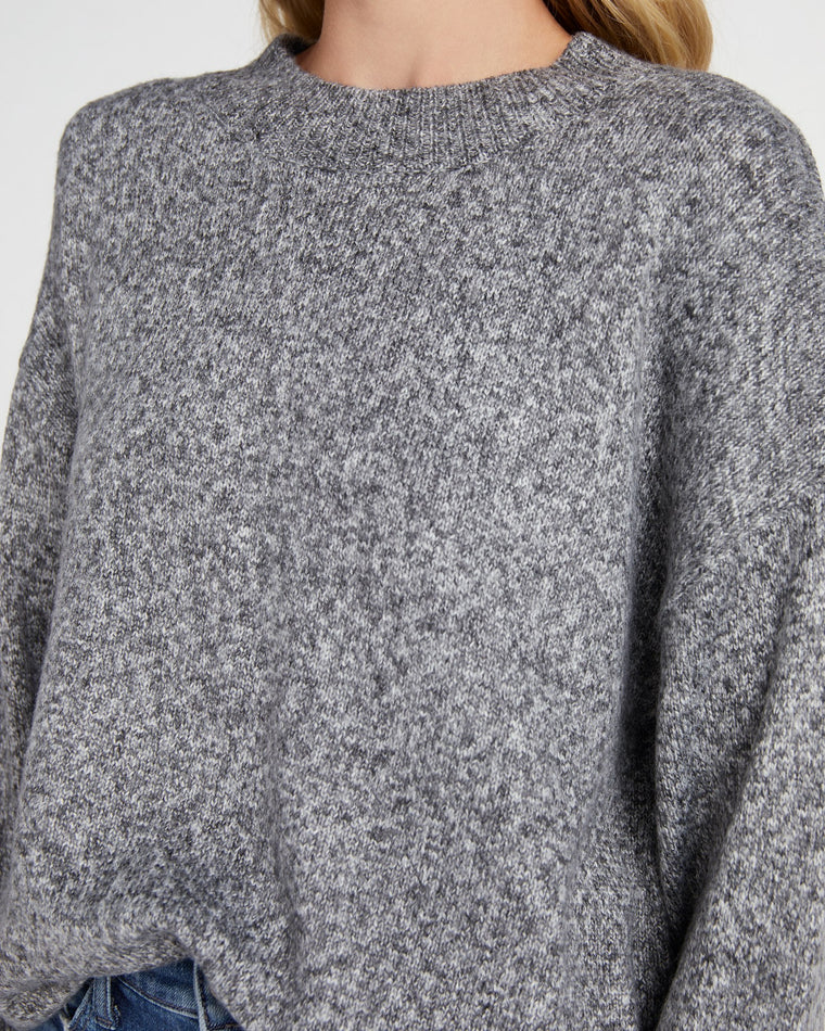 Heather Grey $|& Z Supply Silas Pullover Sweater - SOF Detail