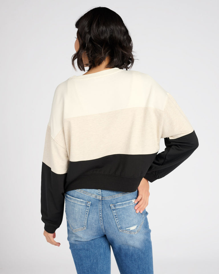 Colorblock Modal Sweatshirt